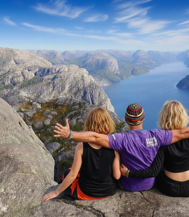 ノルウェーのフィヨルドとプレーケストーレンツアー