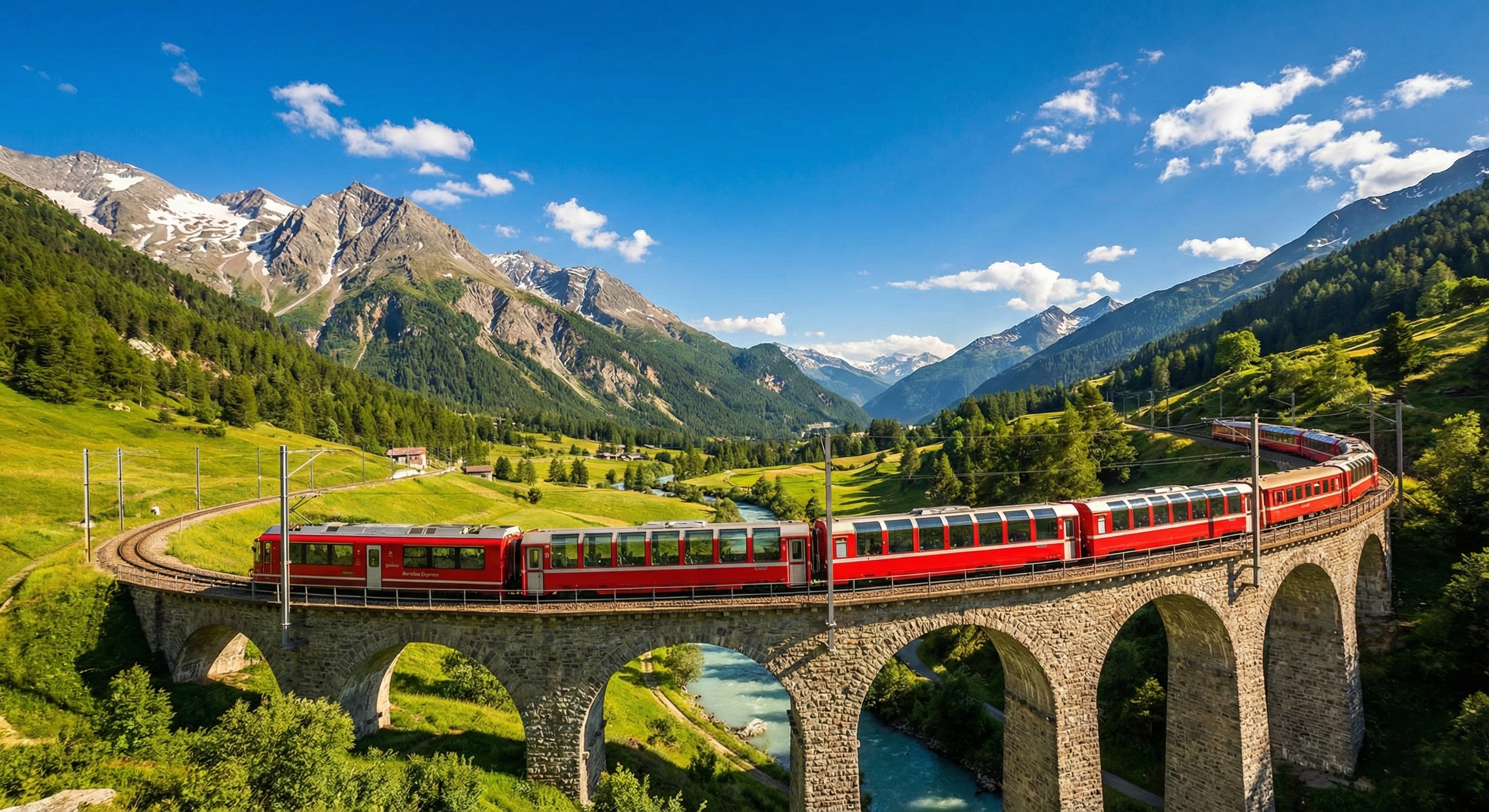Bernina Express ile İsviçre Alpleri & Lauterbrunnen Vadisi Turu