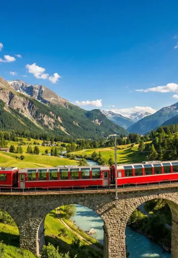 Bernina Express ile İsviçre Alpleri & Lauterbrunnen Vadisi Turu