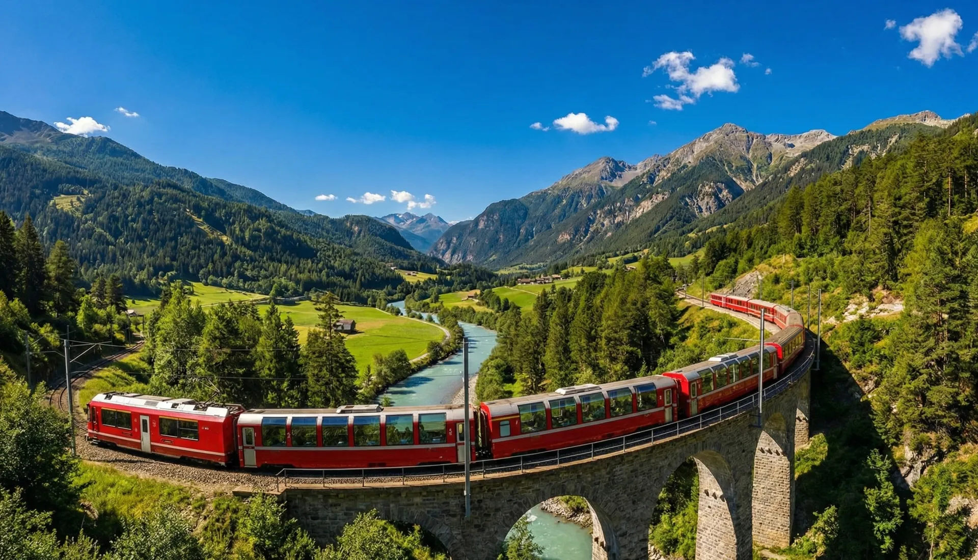 Bernina Express ile İsviçre Alpleri & Lauterbrunnen Vadisi Turu