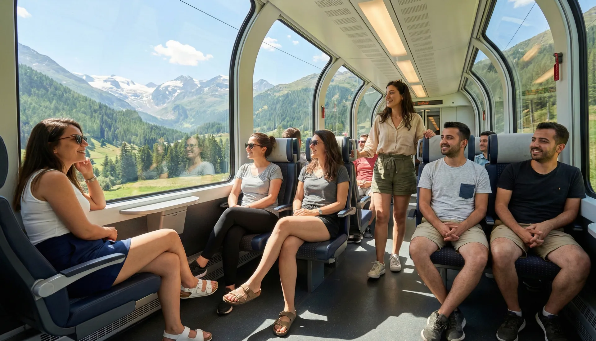 Bernina Express ile İsviçre Alpleri & Lauterbrunnen Vadisi Turu