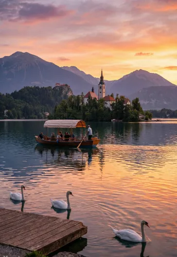 Avusturya & Slovenya Turu | Salzburg · Hallstatt · Bled Gölü · Ljubljana