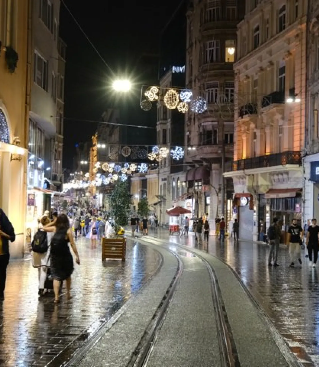 Şehrin Gece Hali - Beyoğlu Galata Pera