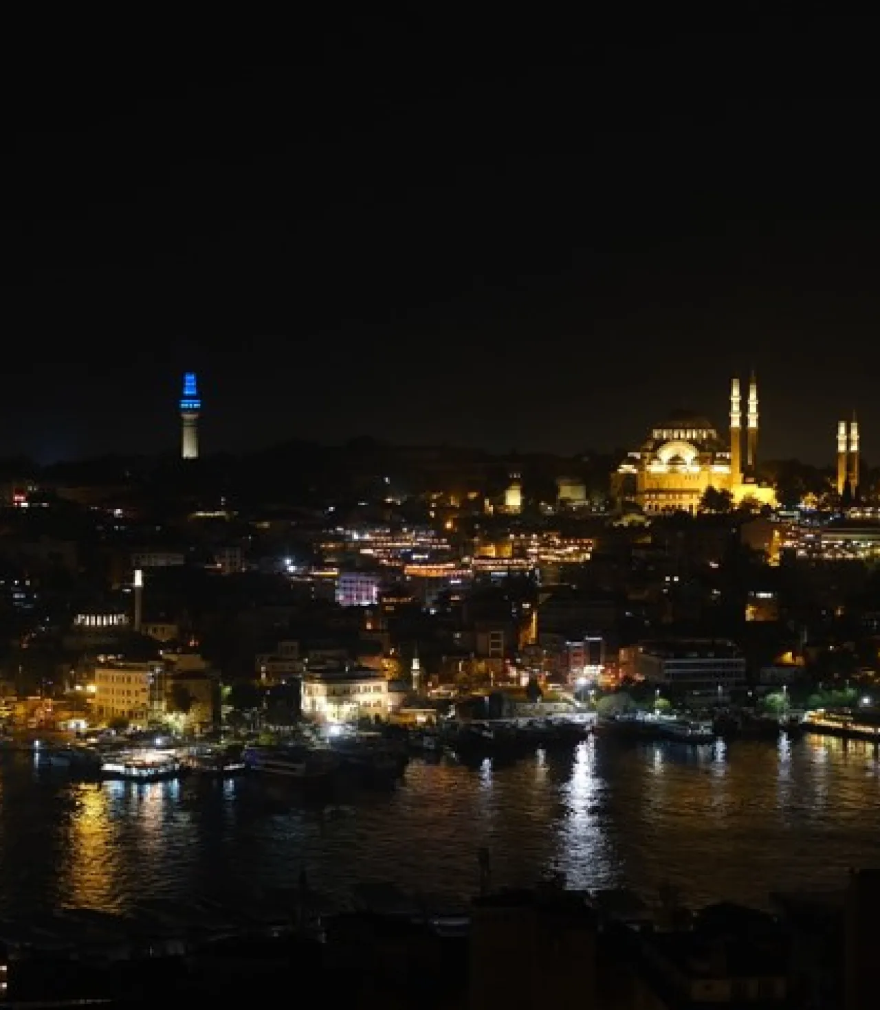Şehrin Gece Hali - Beyoğlu Galata Pera