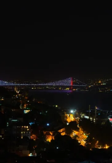 Şehrin Gece Hali - Beyoğlu Galata Pera