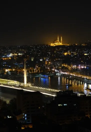 Şehrin Gece Hali - Beyoğlu Galata Pera