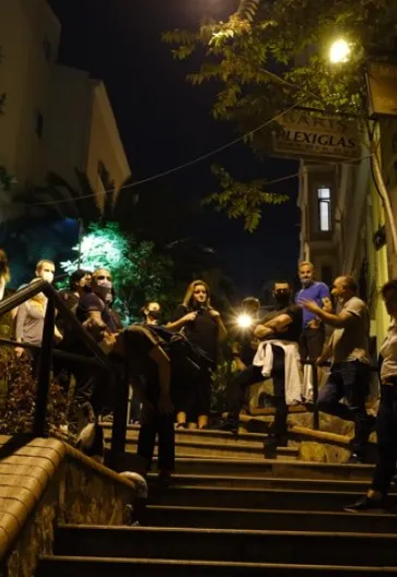Şehrin Gece Hali - Beyoğlu Galata Pera