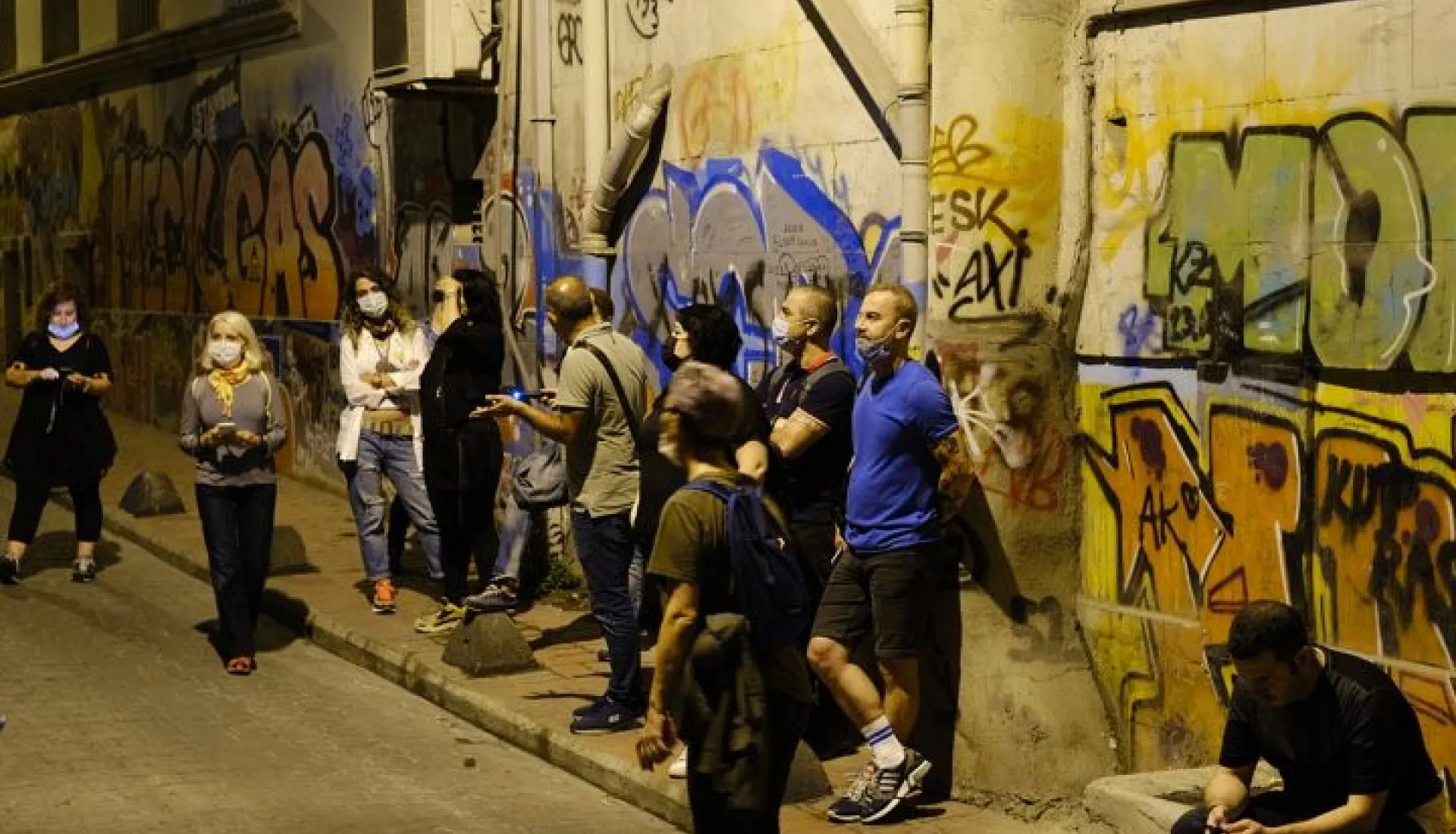 Şehrin Gece Hali - Beyoğlu Galata Pera