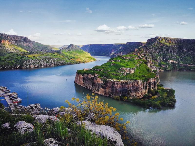 Halfeti, Gaziantep, Zeugma Mozaik Müzesi, Dönüş